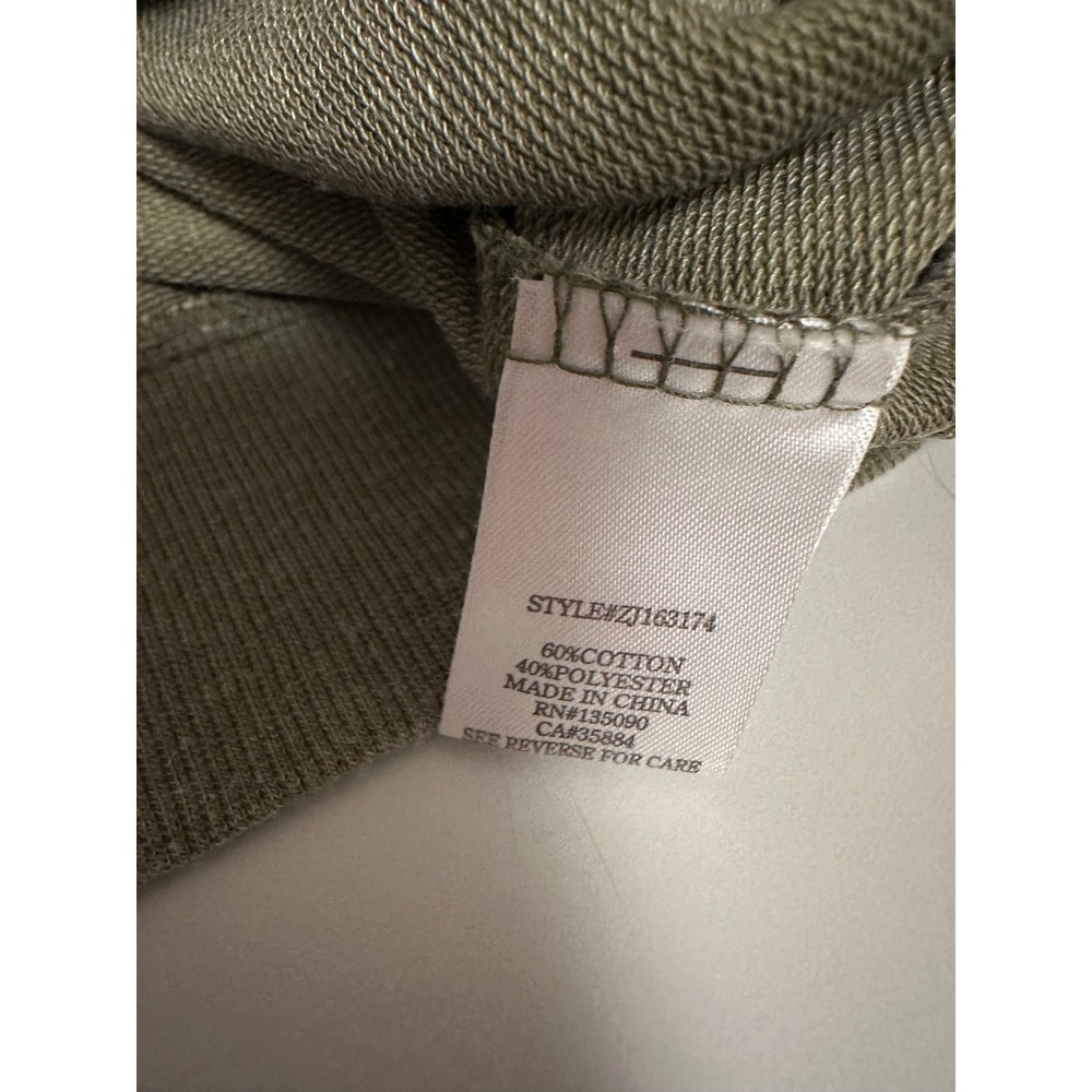 Z Supply Zip Up Hoodie Green and Brown Camouflage | Size Small - Picture 7 of 7